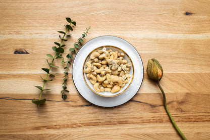Cashewkerne geröstet mit Rosmarin und Meersalz