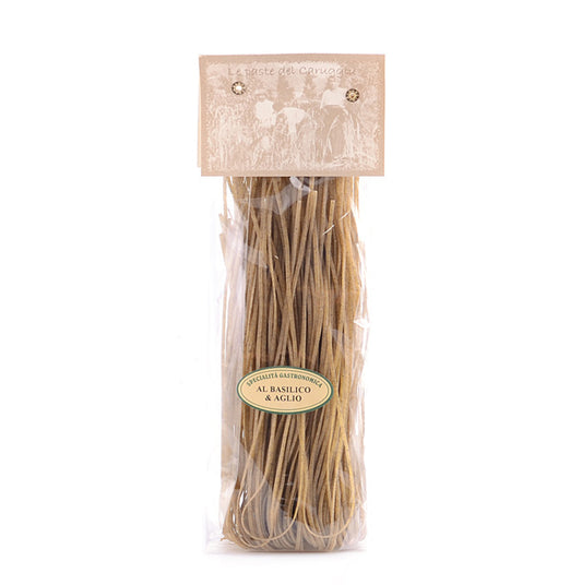 Tagliolini basilico e aglio, Bandnudeln mit Basilikum