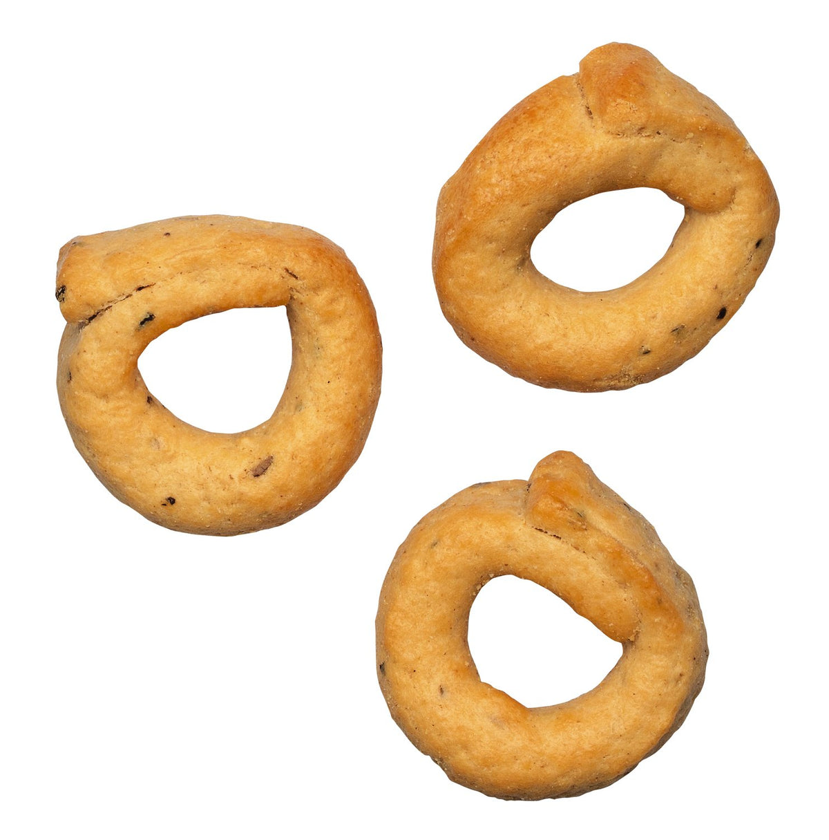 Taralli al Pomodoro e Origano, Salzgebäck mit Tomate und Oregano